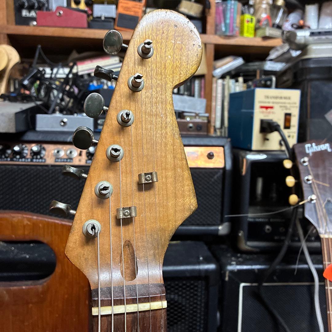 柾目ネック　ストラト　レリック　スラブボード