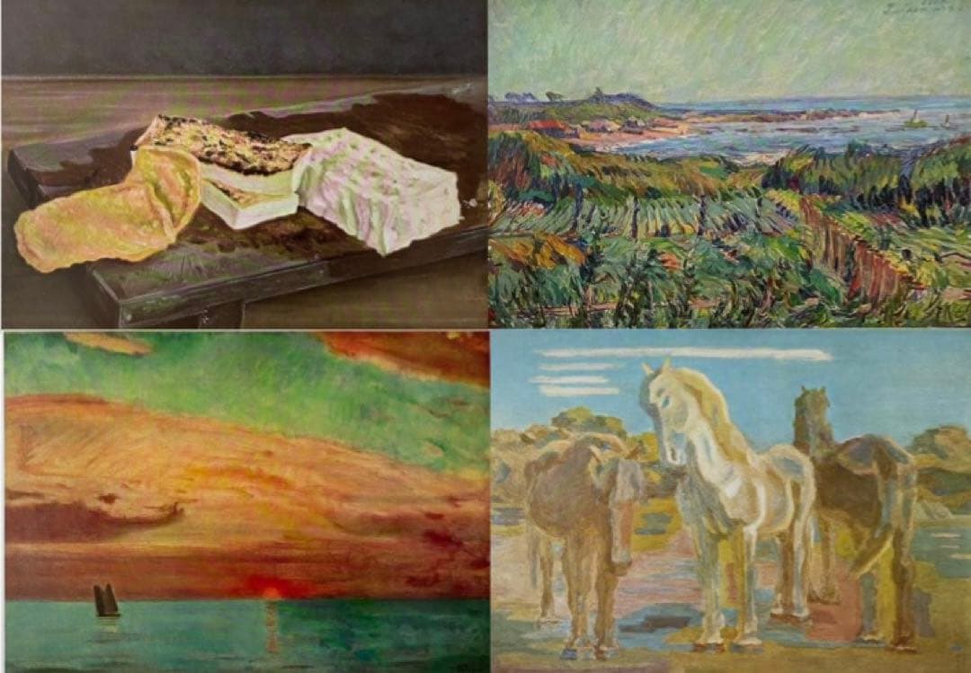 日本の名画1・2 洋画100選(レプリカ) 19作品