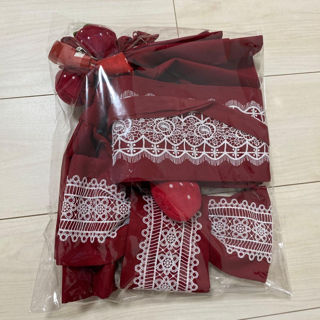 ToAlice いちご姫 浴衣5点セット 赤　Sサイズ