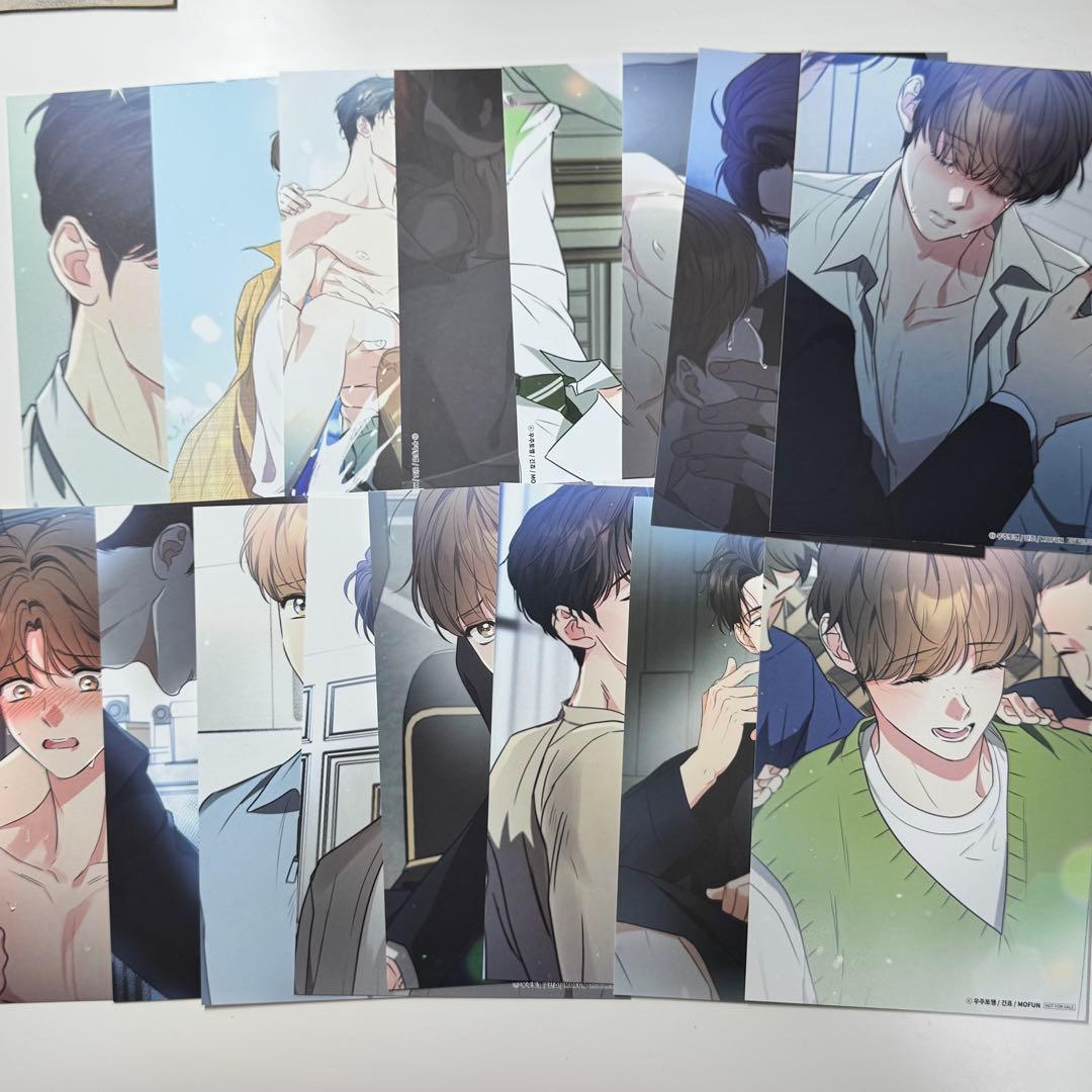 韓国 BL 不可抗力な恋愛事情　mofun cafe 購入特典　ポストカード