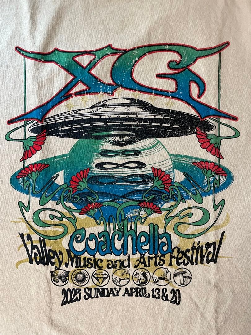 XG Coachella 2025限定Tシャツ Sサイズ