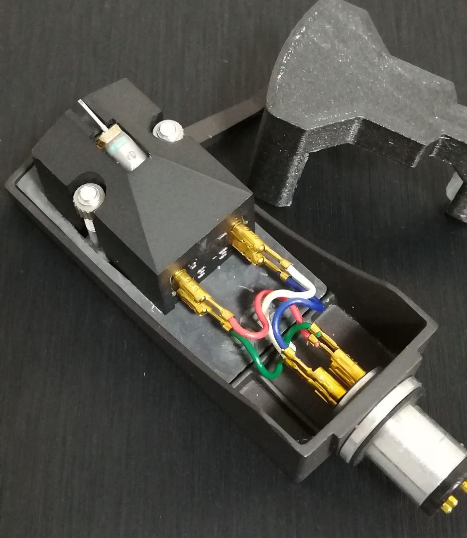 デノン MCカートリッジ DL-103 ヘッドシェル PCL-7 出音良好美品