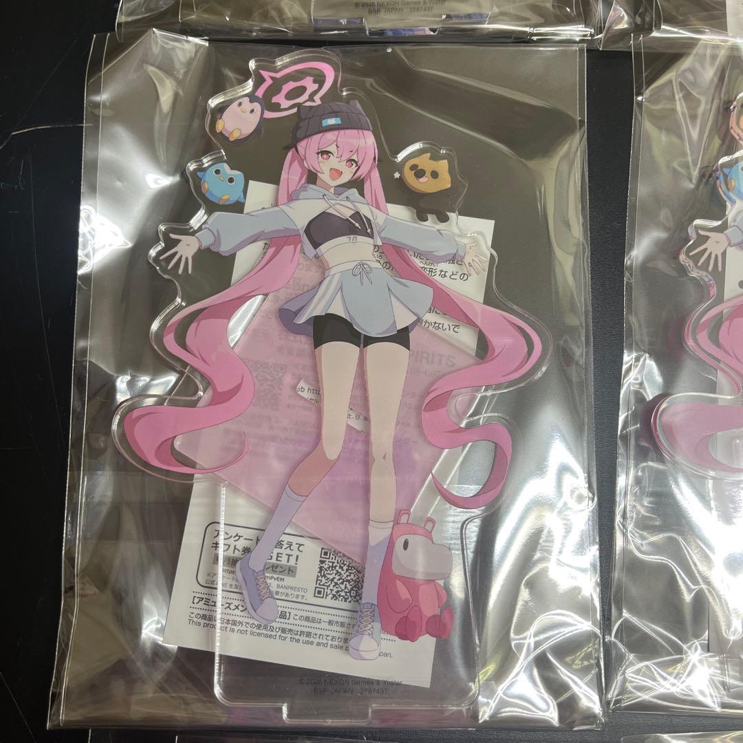 ブルーアーカイブ スタンド付きビッグアクリルプレートセミナー 全4種１６個セット