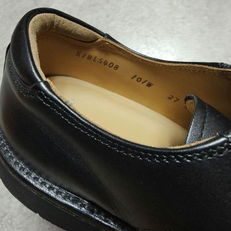 【REGAL】リーガル プレーントゥレザーシューズ ブラック 日本製