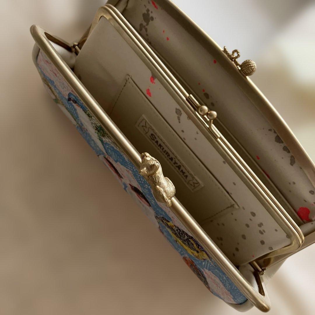 新品未使用 SAKURAYAMA 財布 鳥の声音 ウォレット がま口 鳥 トリ