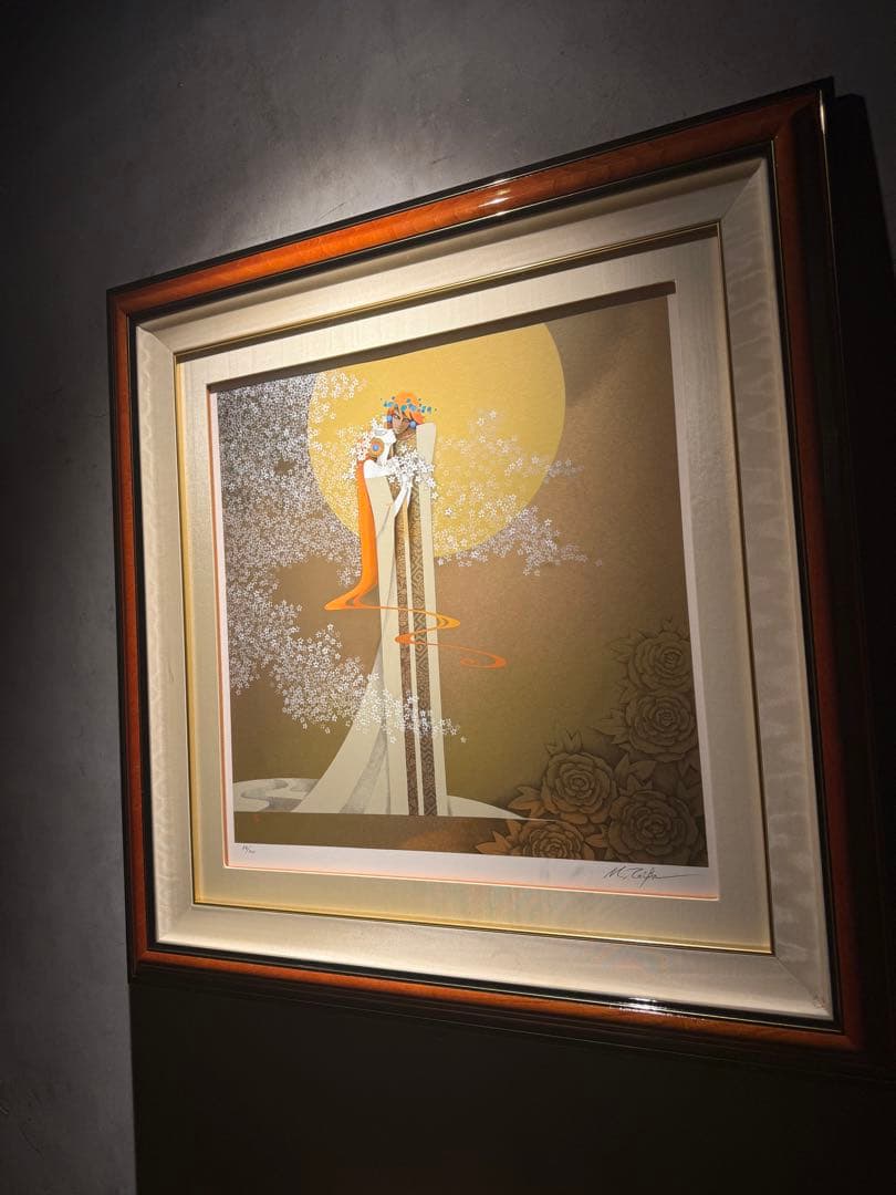 千葉政助【春の誓い】限定100 シルクスクリーン