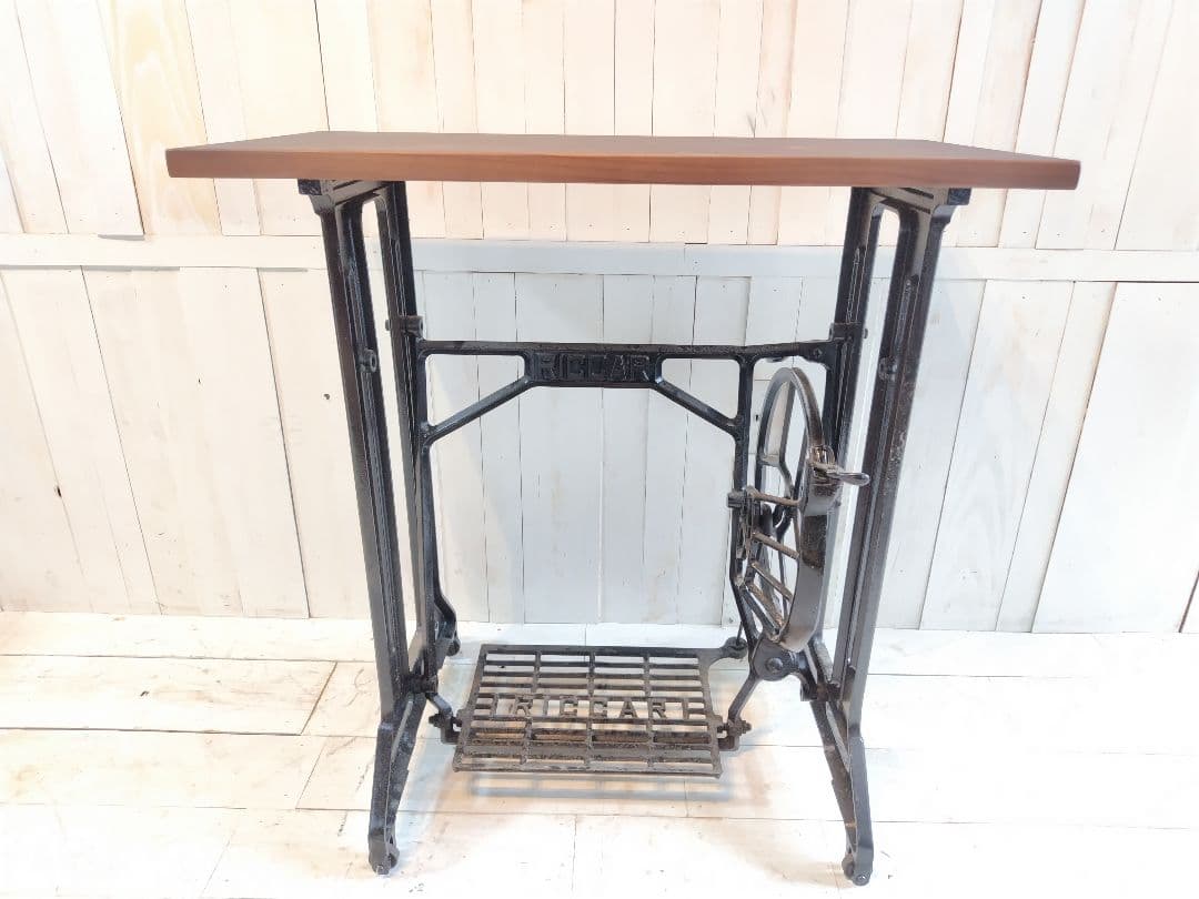 ヒカルページRICCAR レトロミシンテーブル　ミシン台　作業台
