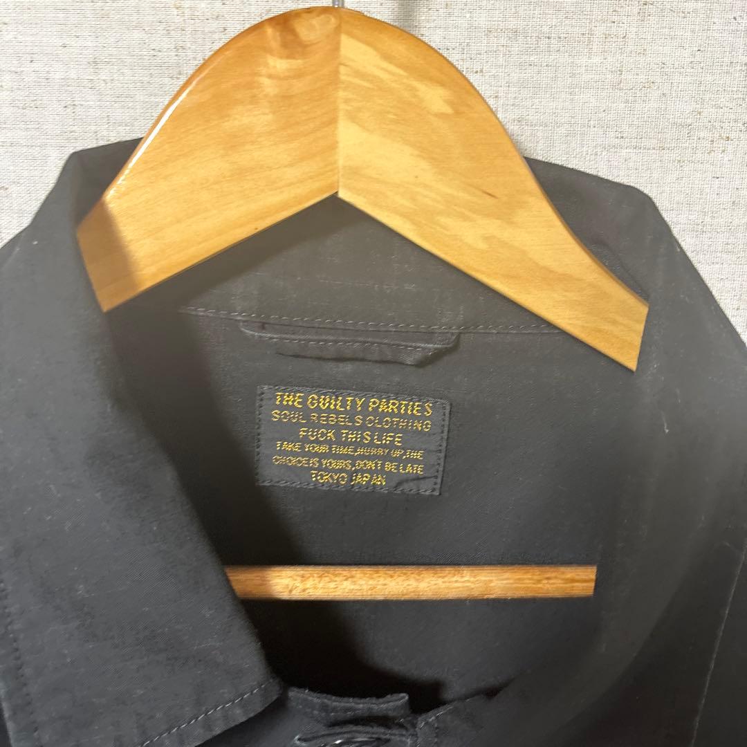 WACKO MARIA ARMY SHIRT (TYPE-2) ブラック