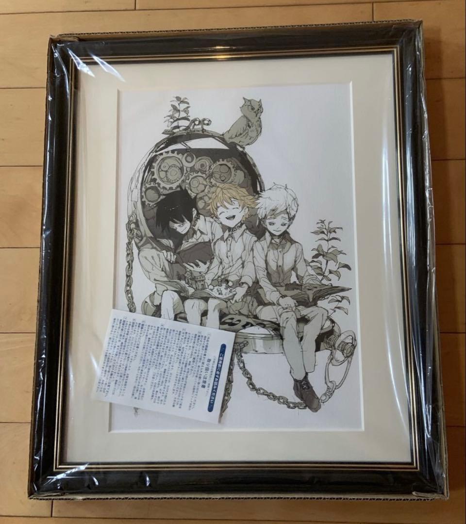 複製原画　約束のネバーランド　完結記念　展示会限定　白井カイウ　出水ぽすか