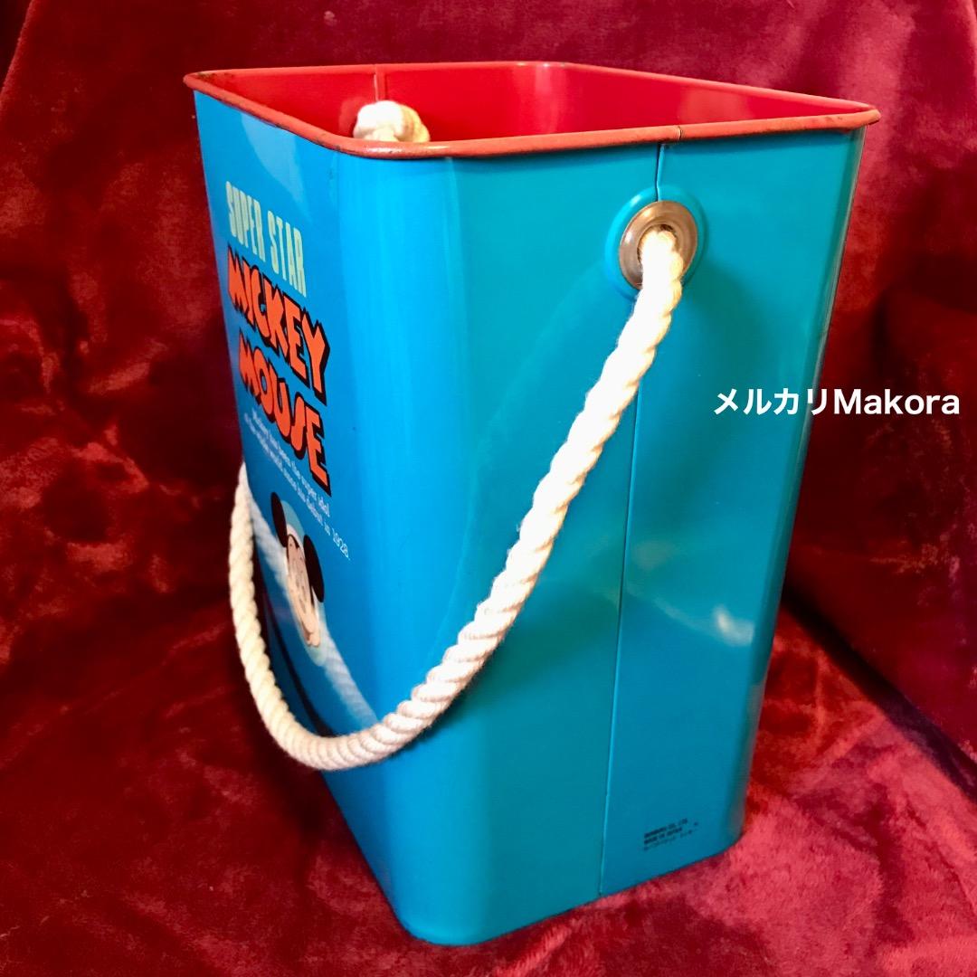 【2個】ディズニー　ミッキー&ドナルド　ロープバケット　レア年代物