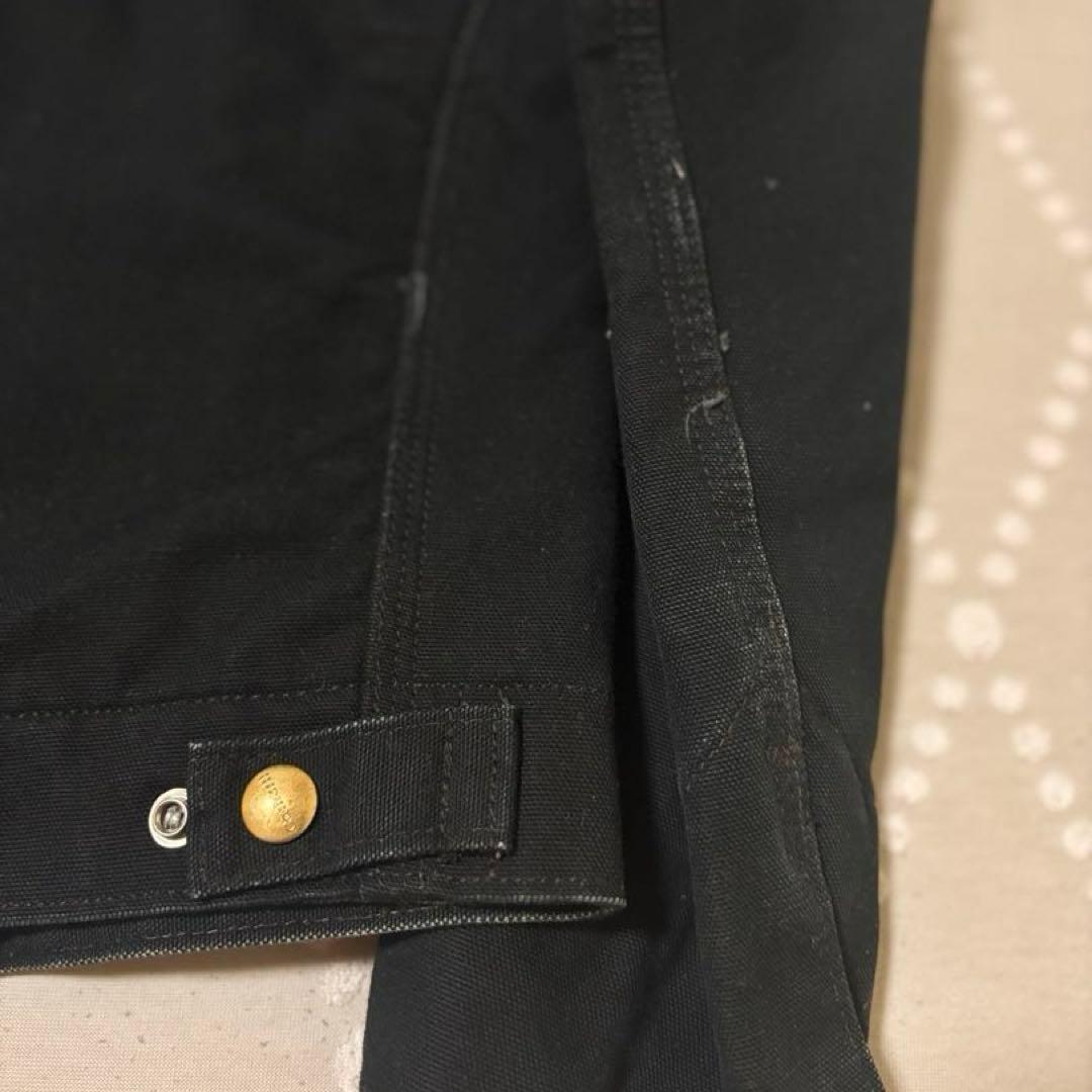 【レア】 Carhartt デトロイトジャケット 刺繍 ブラック 42 J01