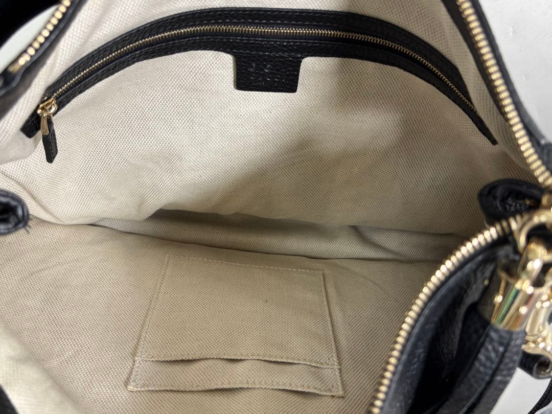 GUCCI グッチ ソーホー 2way ハンドバッグ インターロッキング G