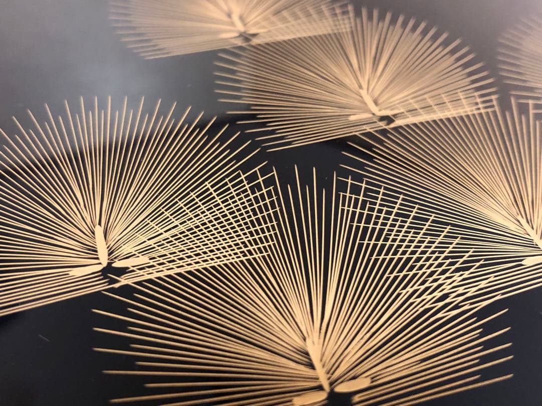 割引❗️《R》輪島塗 沈金松葉 盛込器 五島屋謹製 木製漆器 251208お4