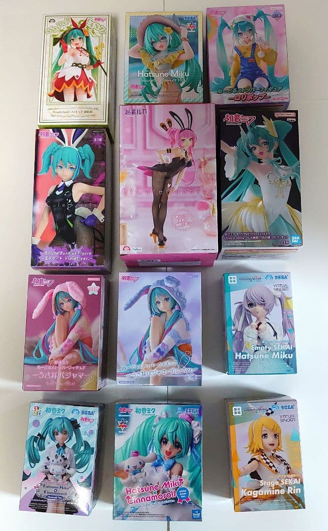まとめ売り 初音ミク 鏡音リン フィギュア 12個セット
