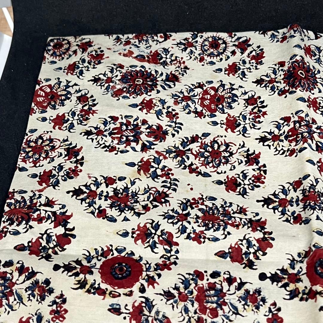 【珍品】 松莚流　帛紗　袱紗　『更紗 喫茶去』　ふくさ　共箱　煎茶　茶道具