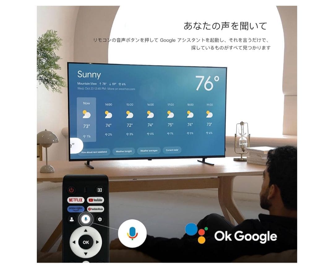 FPD チューナーレス テレビ 43インチ