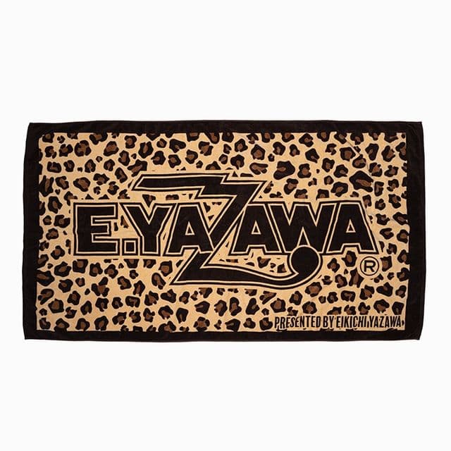 ★矢沢永吉★スペシャルビーチタオル(ロゴ)レオパード　E.YAZAWA ヒョウ柄
