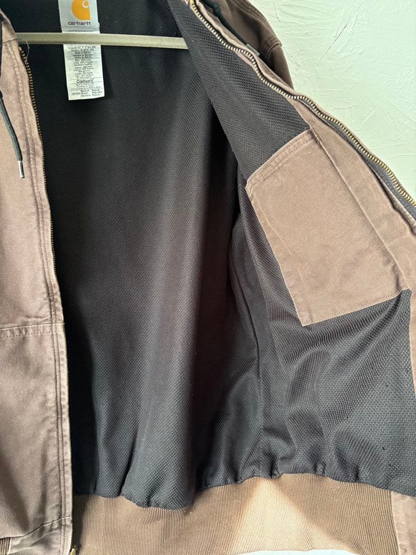 カーハート アクティブジャケット J208ダークブラウンM