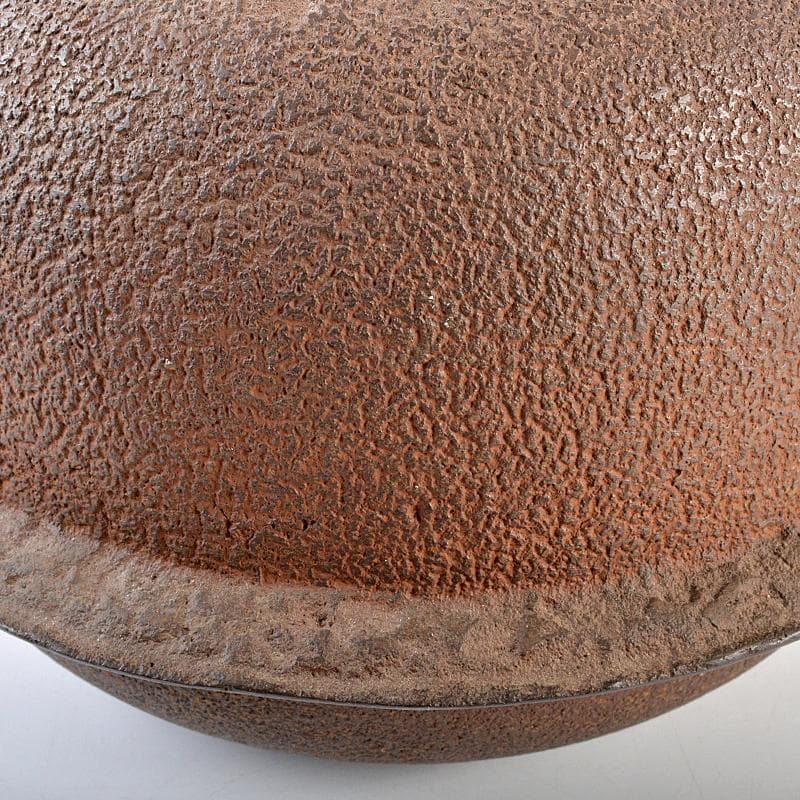 茶道具　釜師　和田美之助造　真形羽釜　共布共箱　M　R5551B