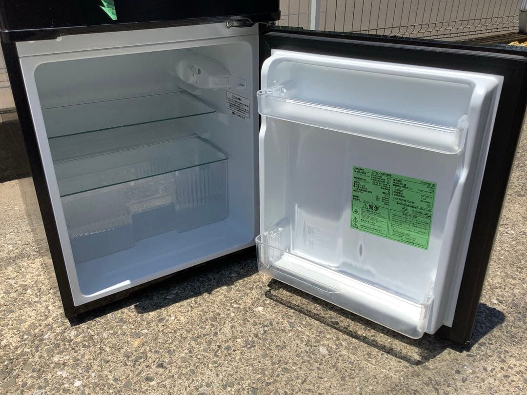 【高年式】comfee 2ドア冷蔵庫 RCT90BL(E) 90L 2022年製