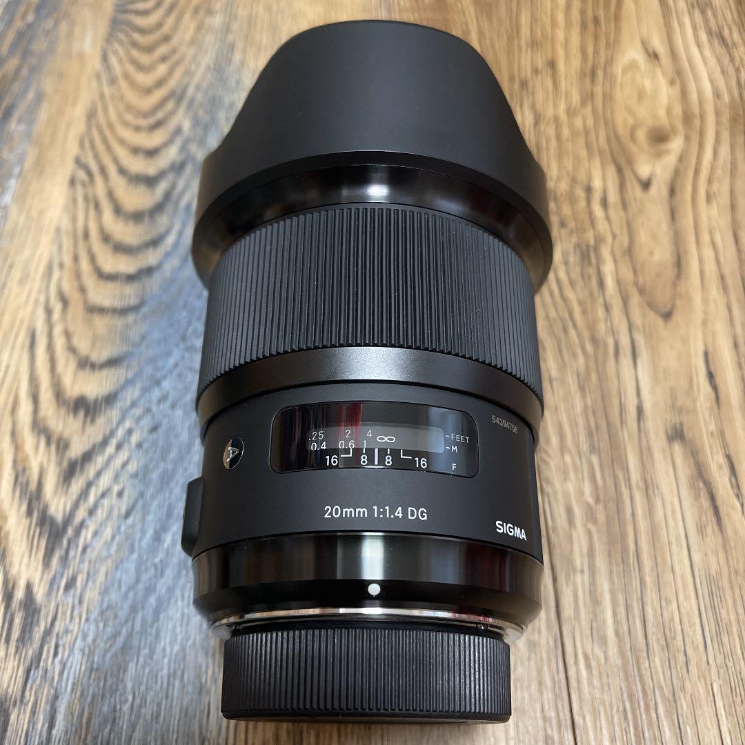 シグマSIGMA20mmF1.4DGHSMArt単焦点広角ニコンNikonレンズ