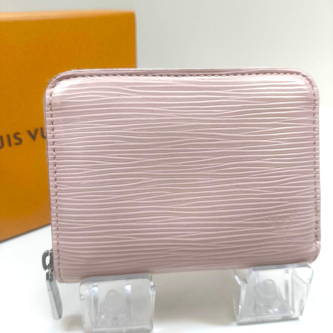 箱付 美品 ルイヴィトン エピ ジッピーパース ローズバレリーヌ ピンク
