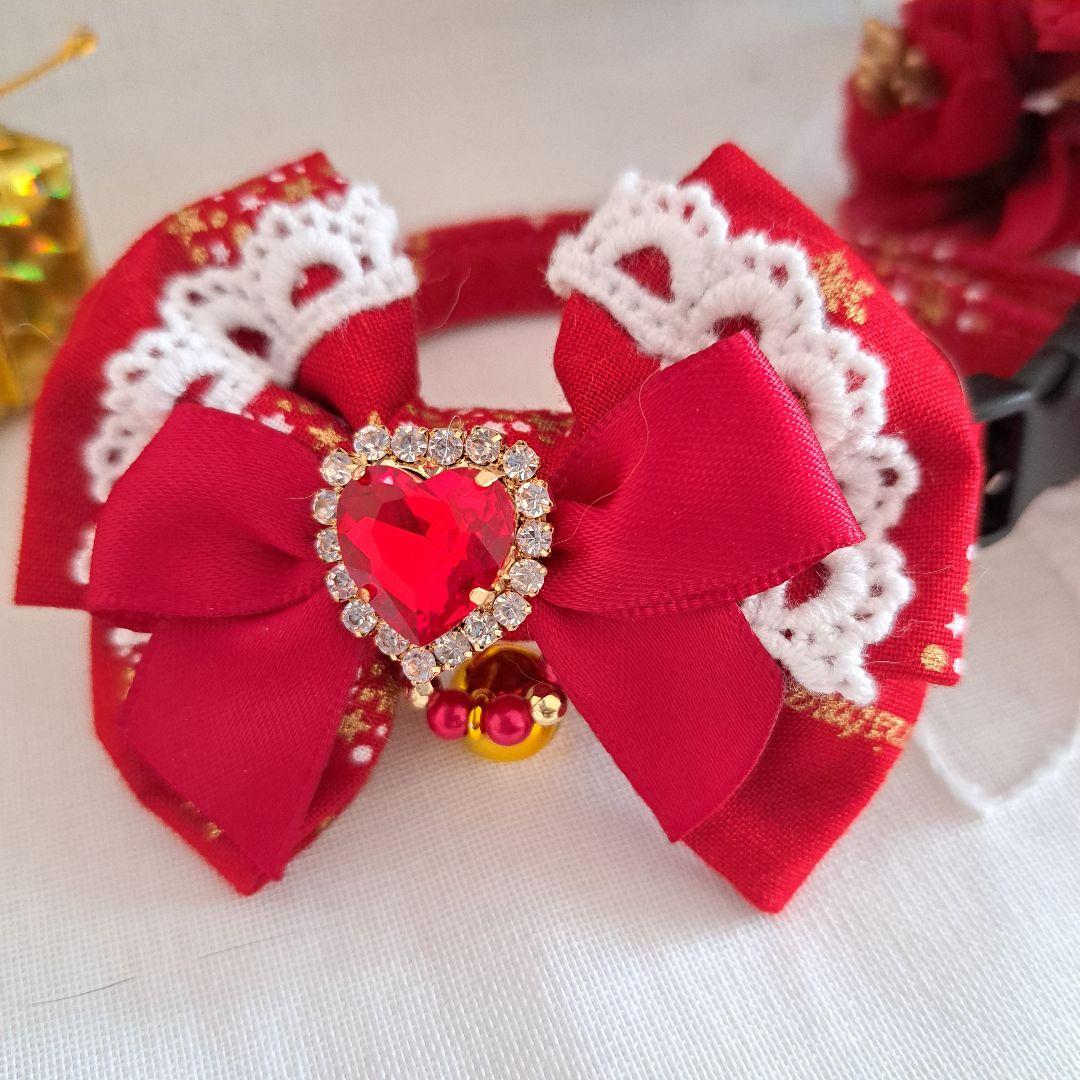 クリスマスシリーズ(イルミネーションツリー)わんちゃん猫ちゃん用首輪