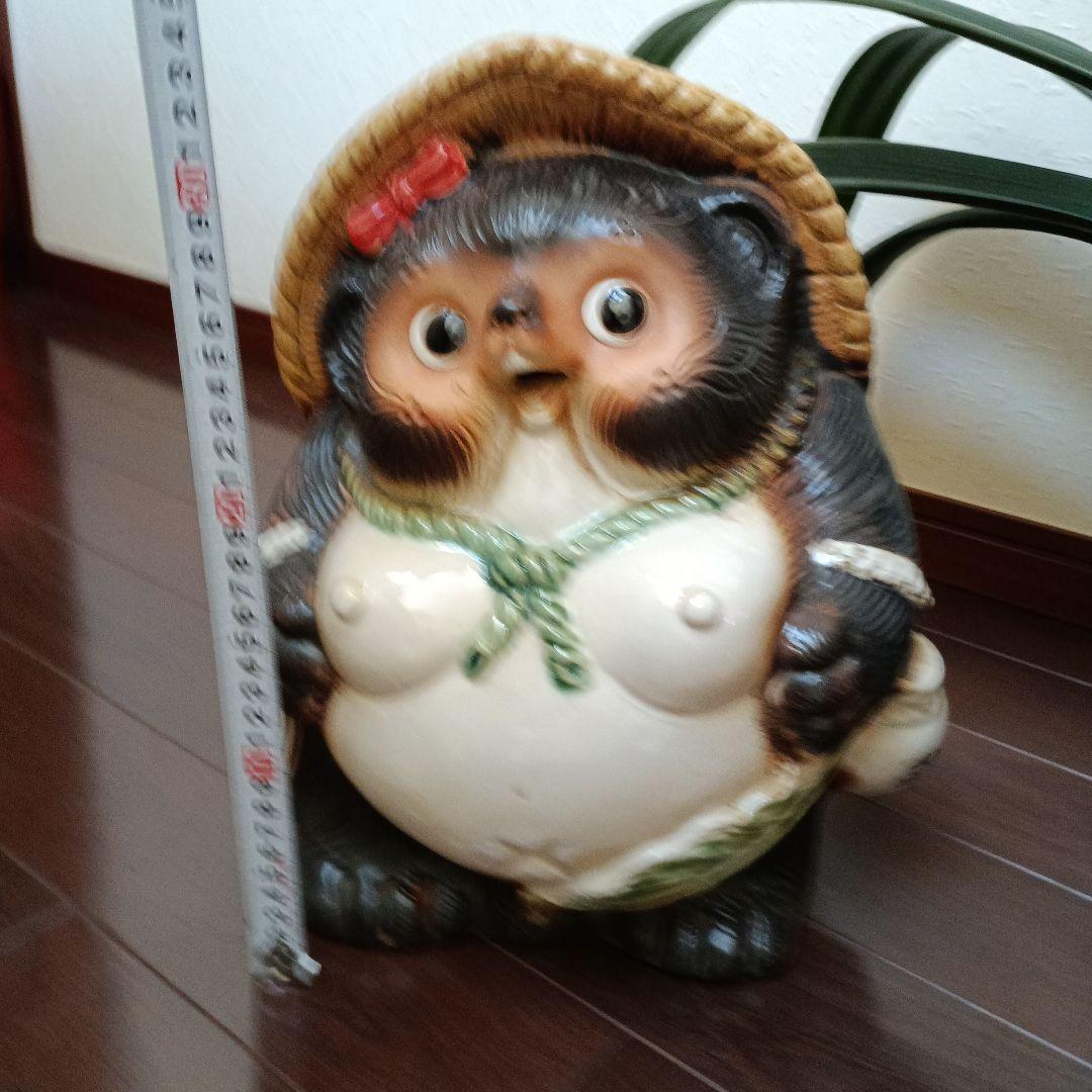 陶器製 たぬきの置物