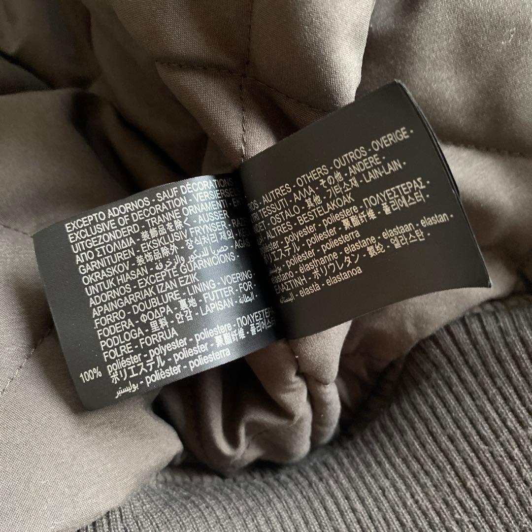 ZARA ボア襟付きレザージャケット S