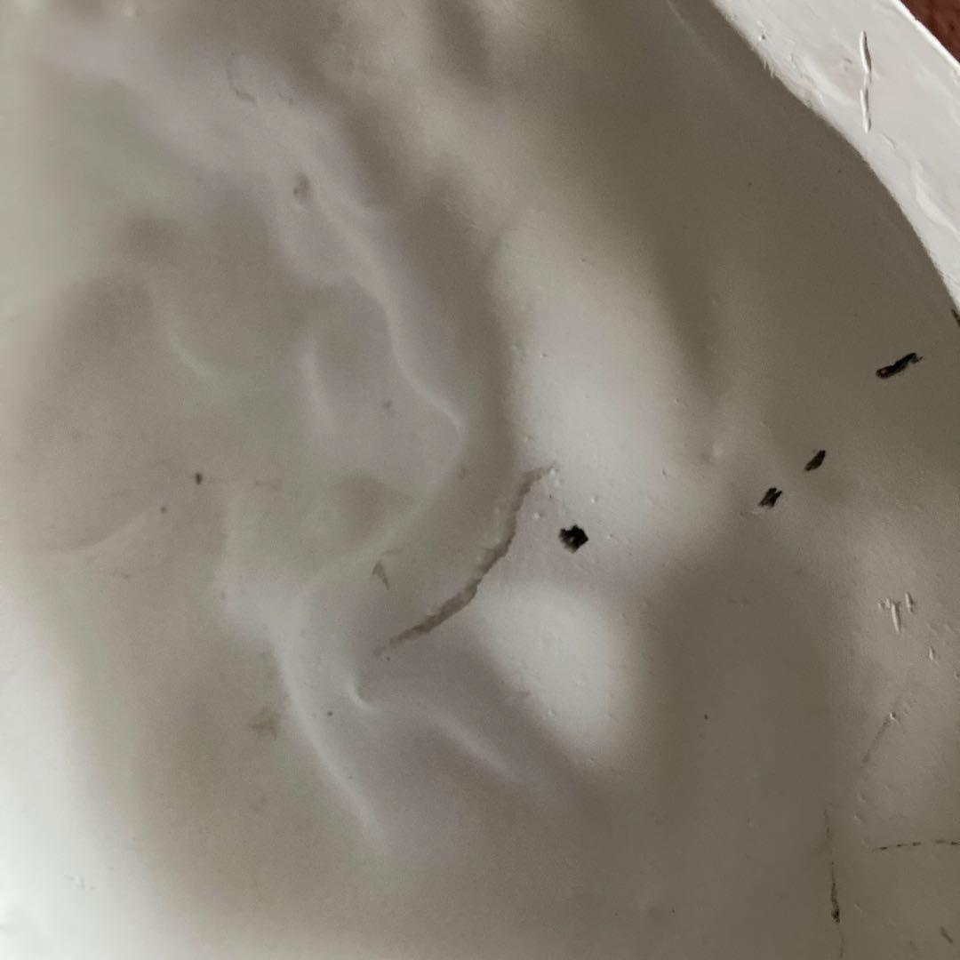 ライオン　壁掛け　石膏オブジェ　傷汚れあります