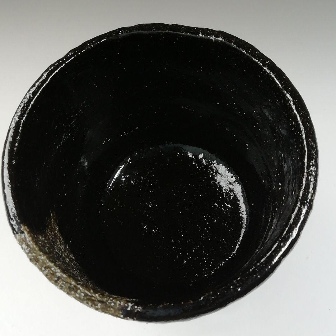 Ｔ４４８　茶碗　『空中寒月写』『押小路窯　庄左ェ門 造』　共箱　抹茶碗　茶道具