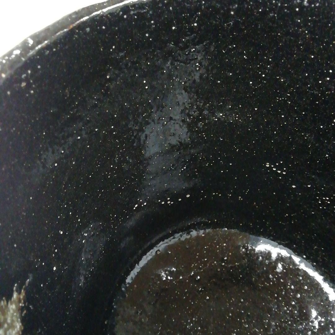 Ｔ４４８　茶碗　『空中寒月写』『押小路窯　庄左ェ門 造』　共箱　抹茶碗　茶道具