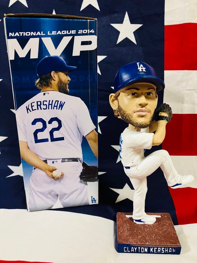 新品 クレイトン・カーショウ ボブルヘッド ロサンゼルス ドジャース MVP