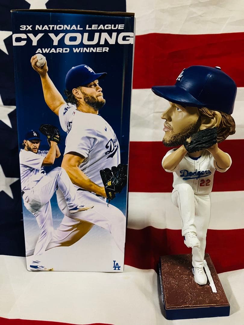 新品 クレイトン・カーショウ ボブルヘッド ロサンゼルス ドジャース MVP