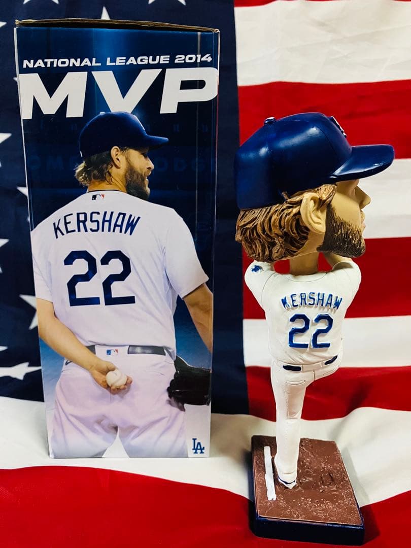 新品 クレイトン・カーショウ ボブルヘッド ロサンゼルス ドジャース MVP