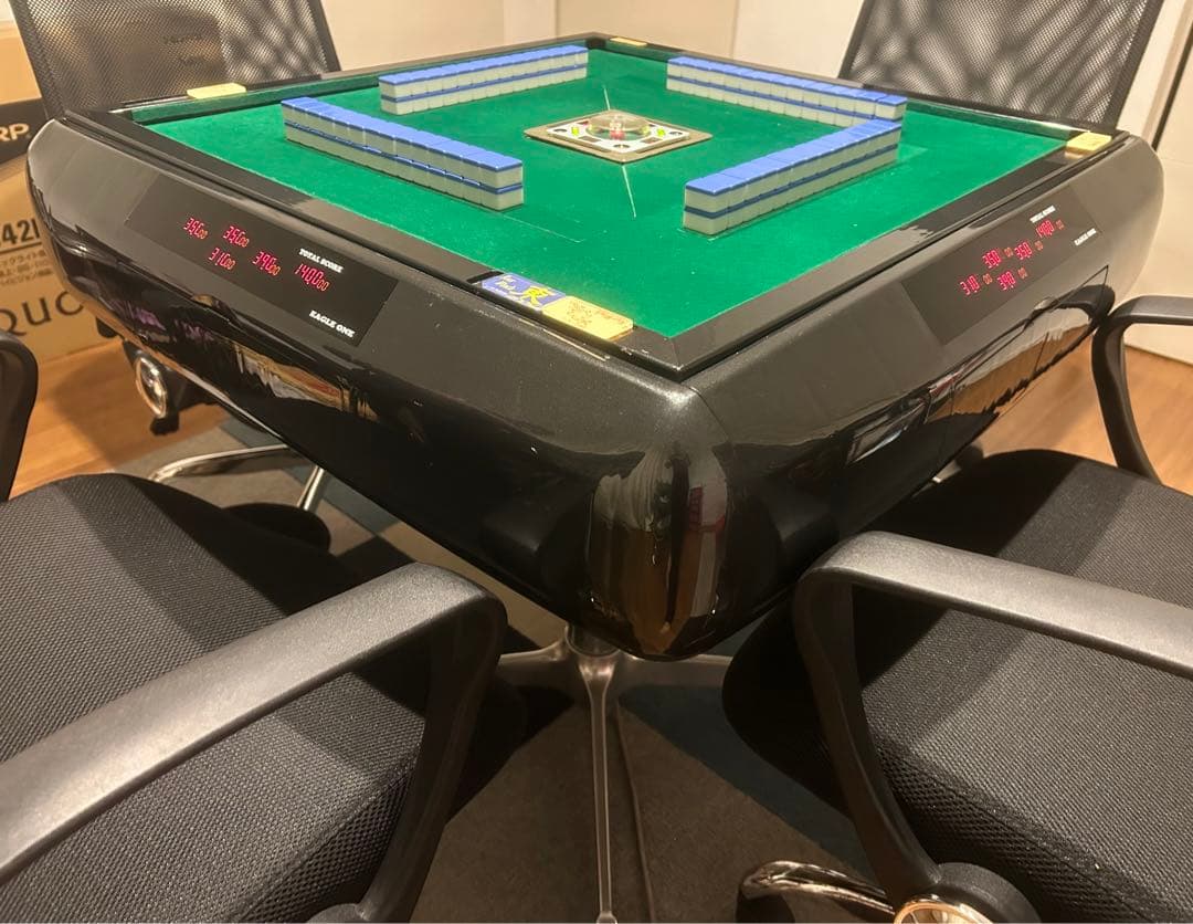 全自動麻雀卓　雀豪DOME×EAGLE ONE 点数表示デジタル麻雀卓　牌2種