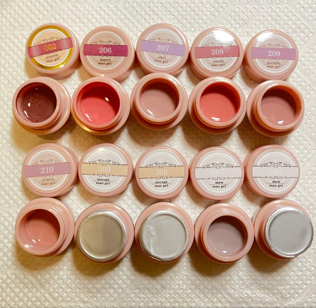 a*a様 maogel+Olsoスキンカラー39色セット 新品あり｜まとめ売りセ