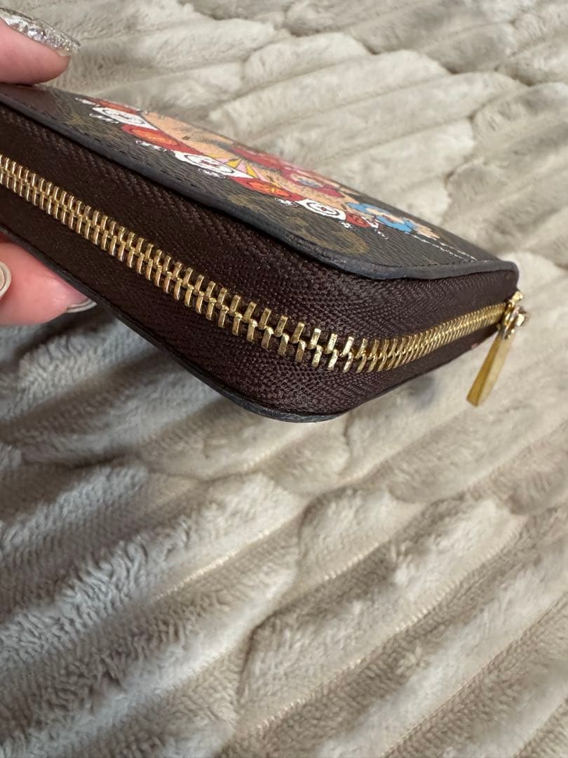 【ともみん】ルイヴィトン ヴィヴィエンヌ ジッピーパース 村上隆