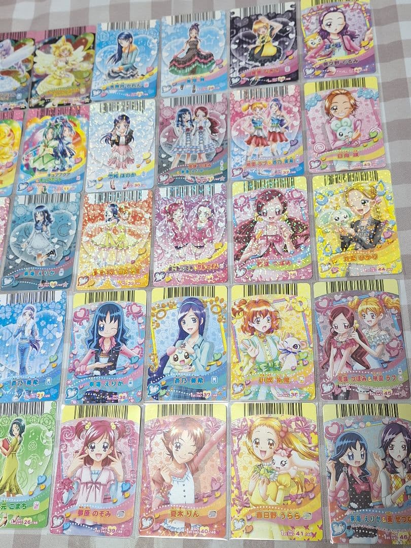 ハートキャッチプリキュア ドリームダンス 1st データカードダス 45枚セット