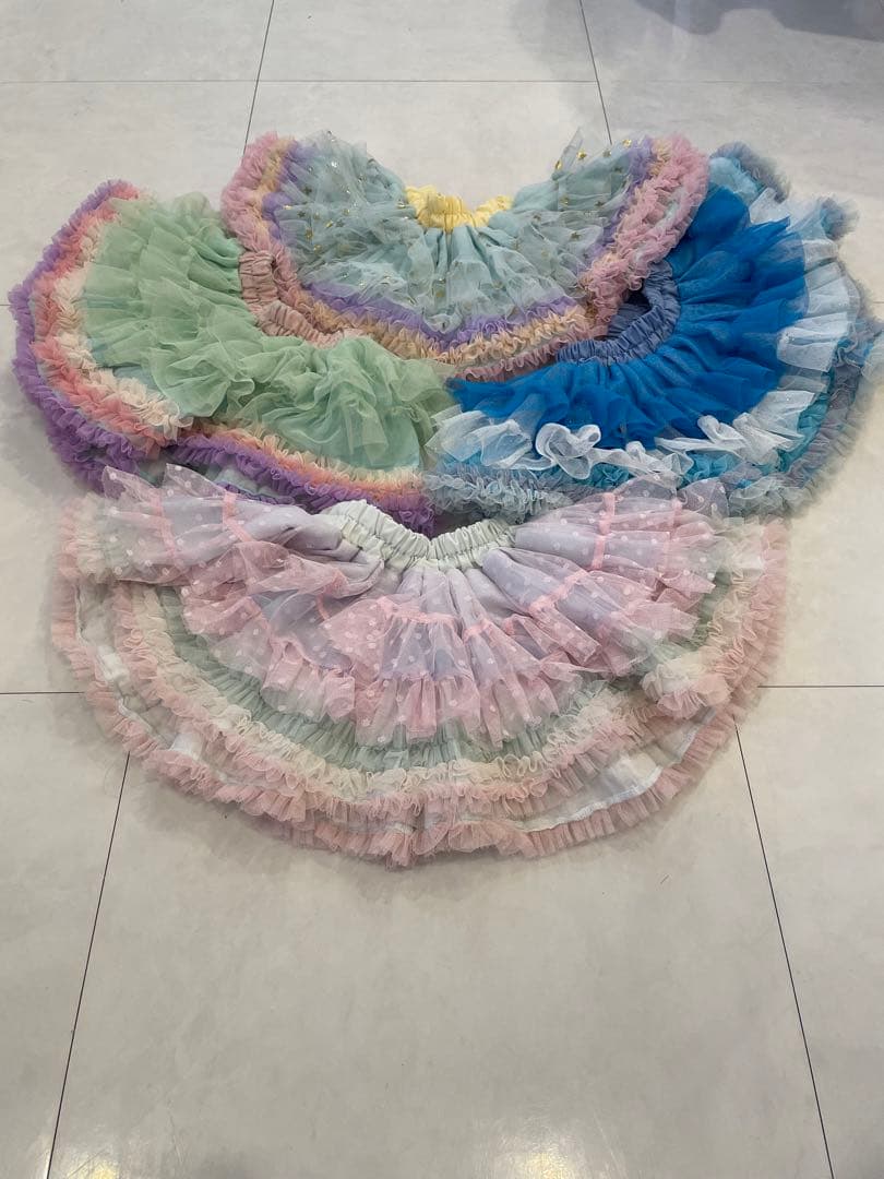 パンパンチュチュ　スカート4点セット　Mサイズ