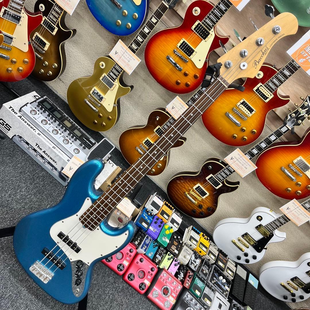 【⑦追加11430】 Bacchus ジャズベースタイプ メタリックブルー