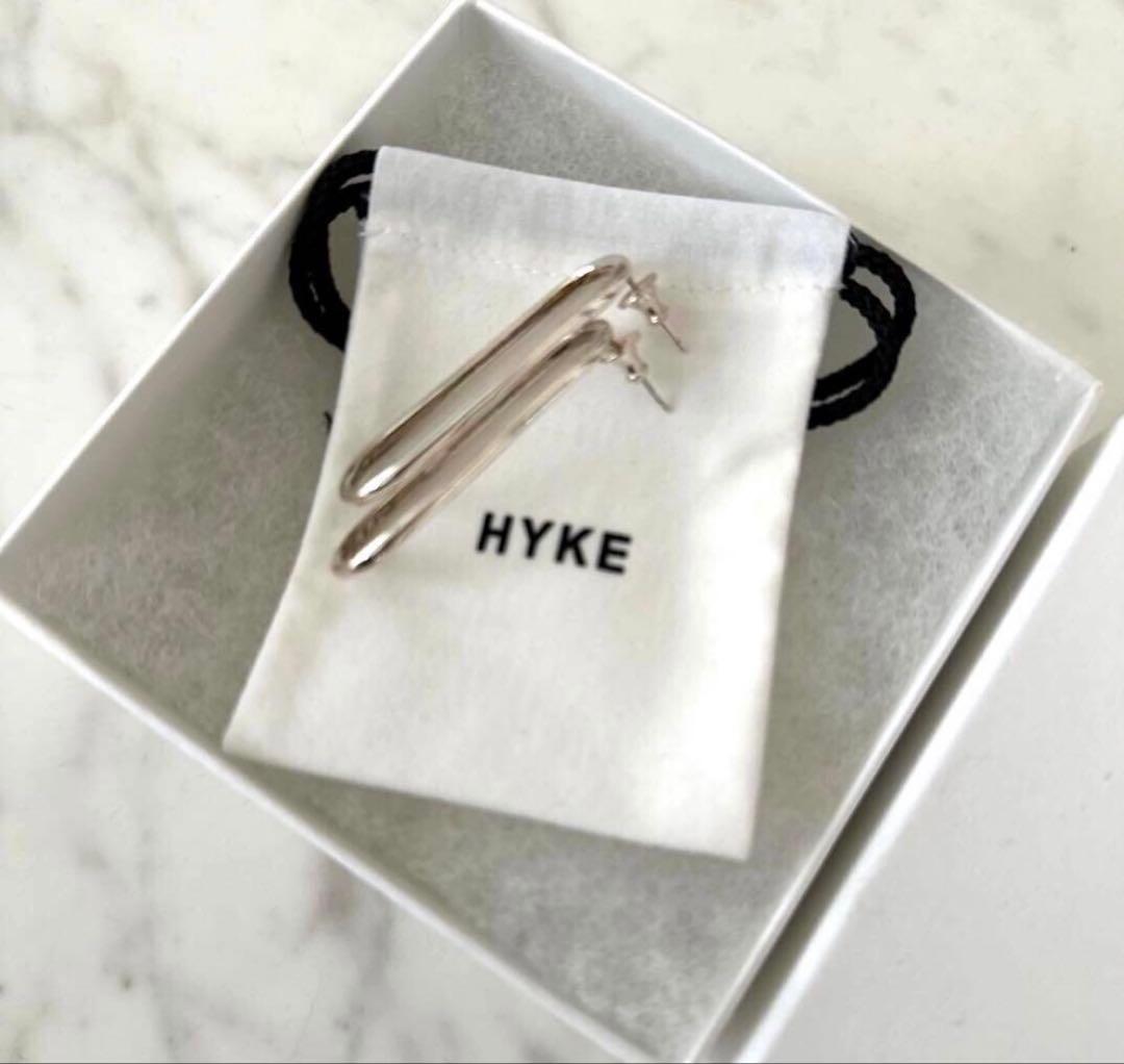 HYKE シルバー　ピアス