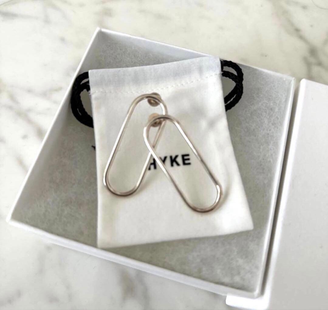 HYKE シルバー　ピアス