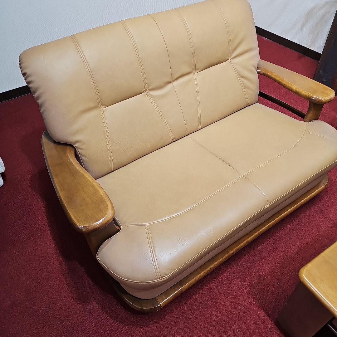 SET NITORI レトロ ベージュ ソファセット