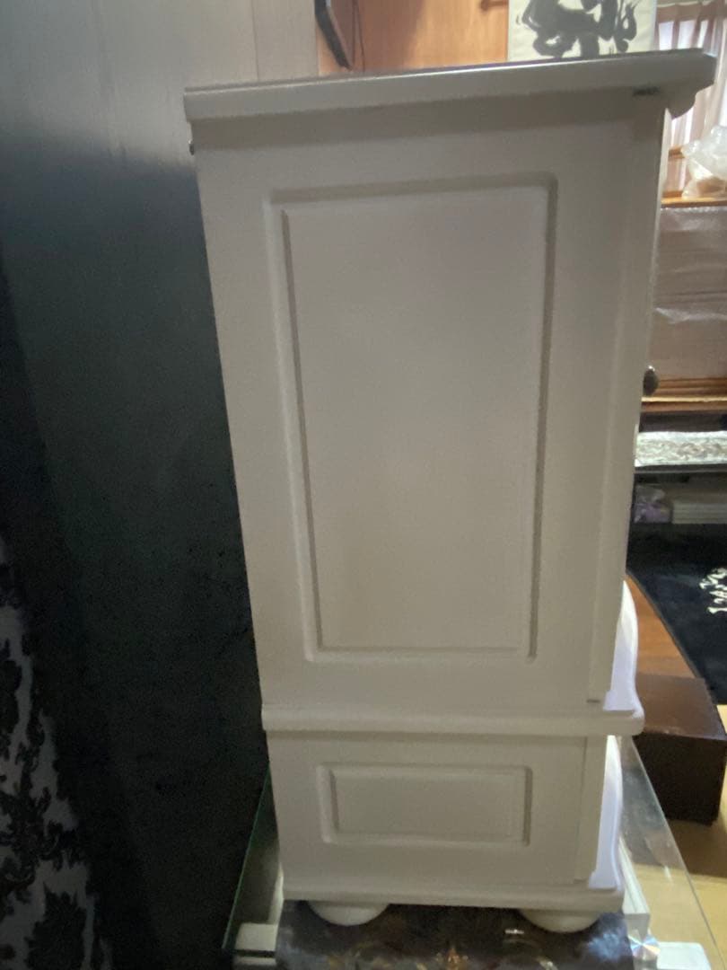 希少 ステンドガラス♦️ロココ♦️アンティーク キャビネット♦️2個セット♦️送料込