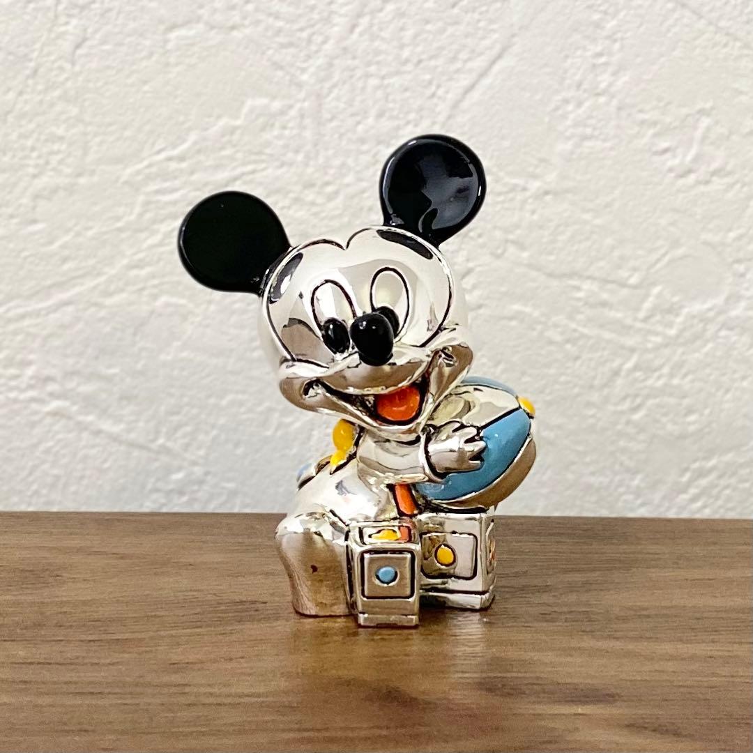 ARDE ITALY ディズニー ミッキー フィギュア 銀メッキ