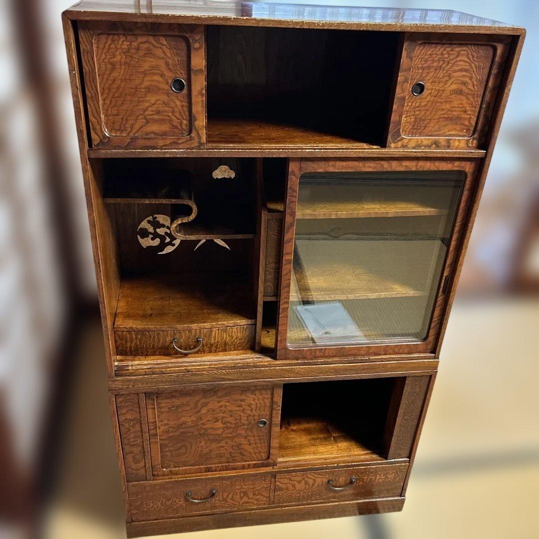 和風木製キャビネット