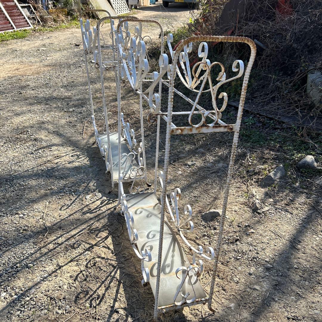 昭和　アンティーク　ガーデニング　シャビー アイアン　直接お渡し限定