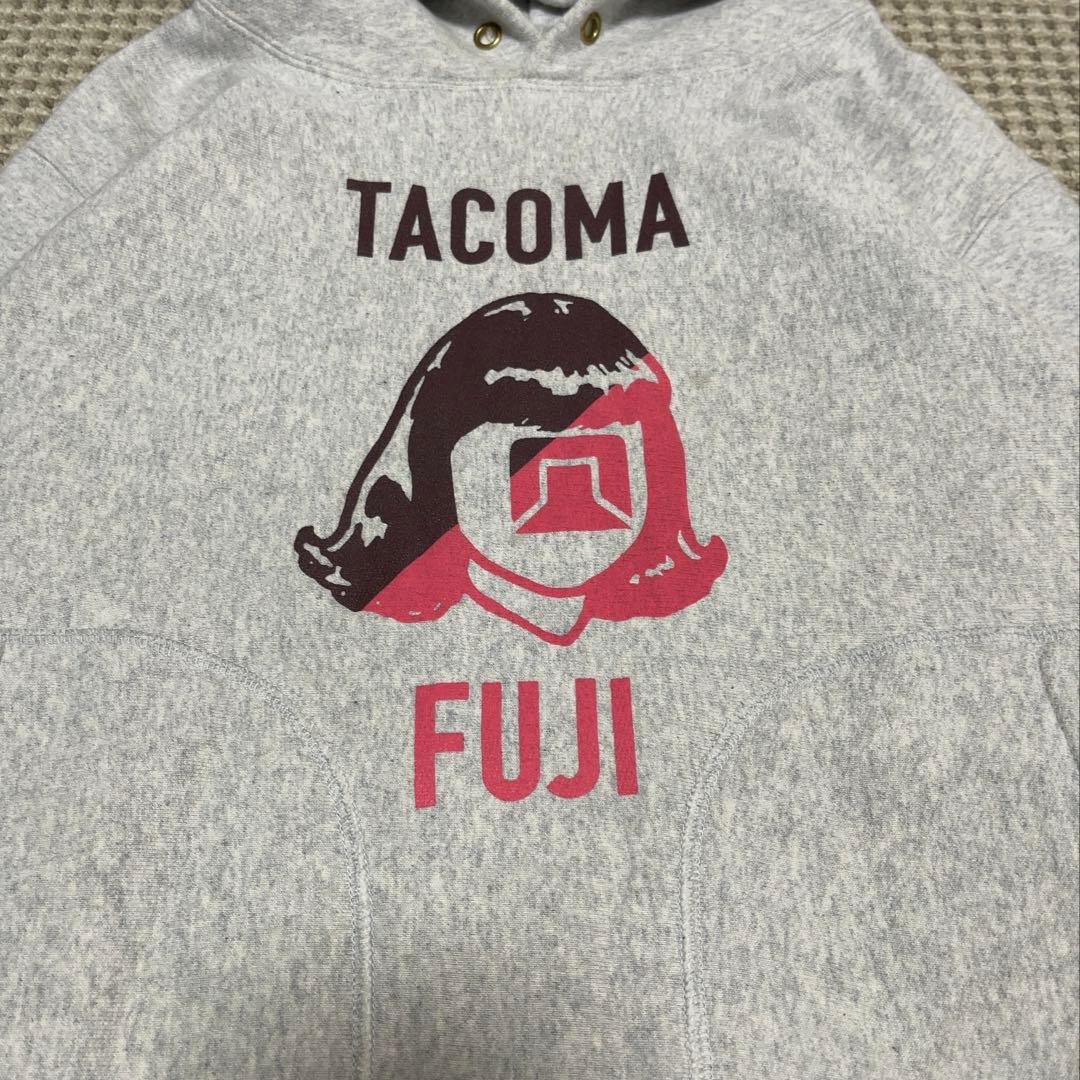【美品】 TACOMAFUJI RECORDS ダブルトーンHWロゴフーディ