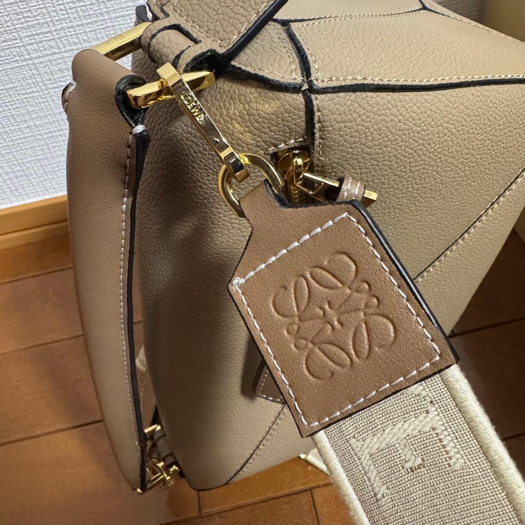 【並行輸入品】LOEWE パズルバッグ スモール ベージュ
